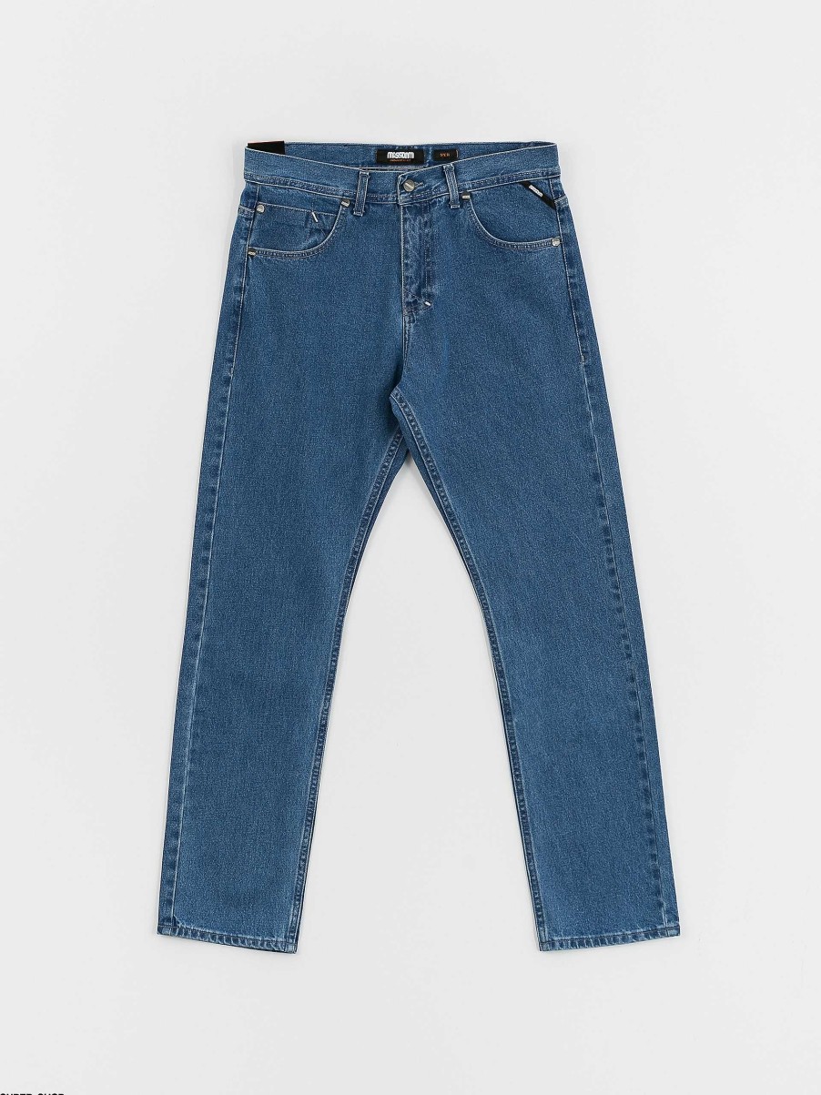 Clothing MassDnm Pants | Massdnm Pants Base Jeans Regular Fit Blue