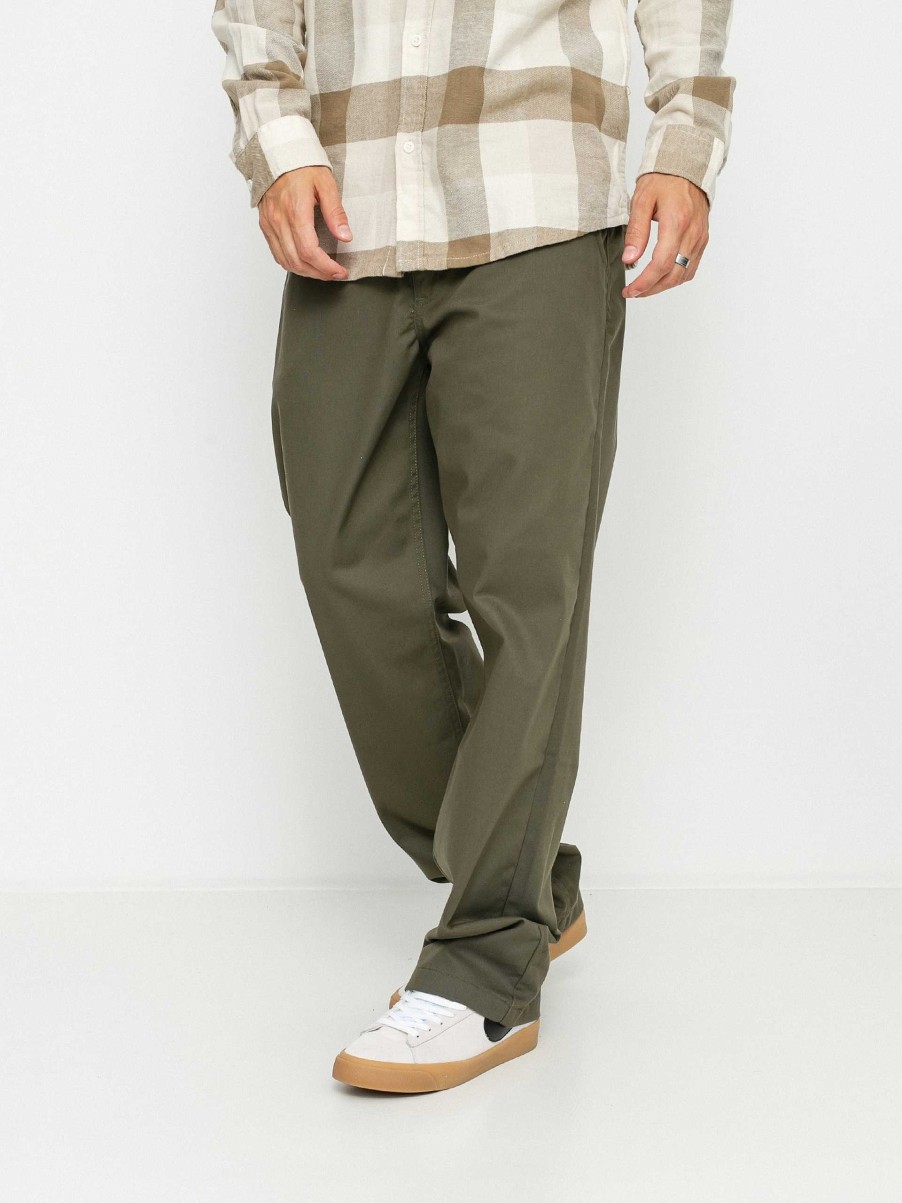 Clothing Vans Pants | Vans Authentic Chino Loose Pants Green