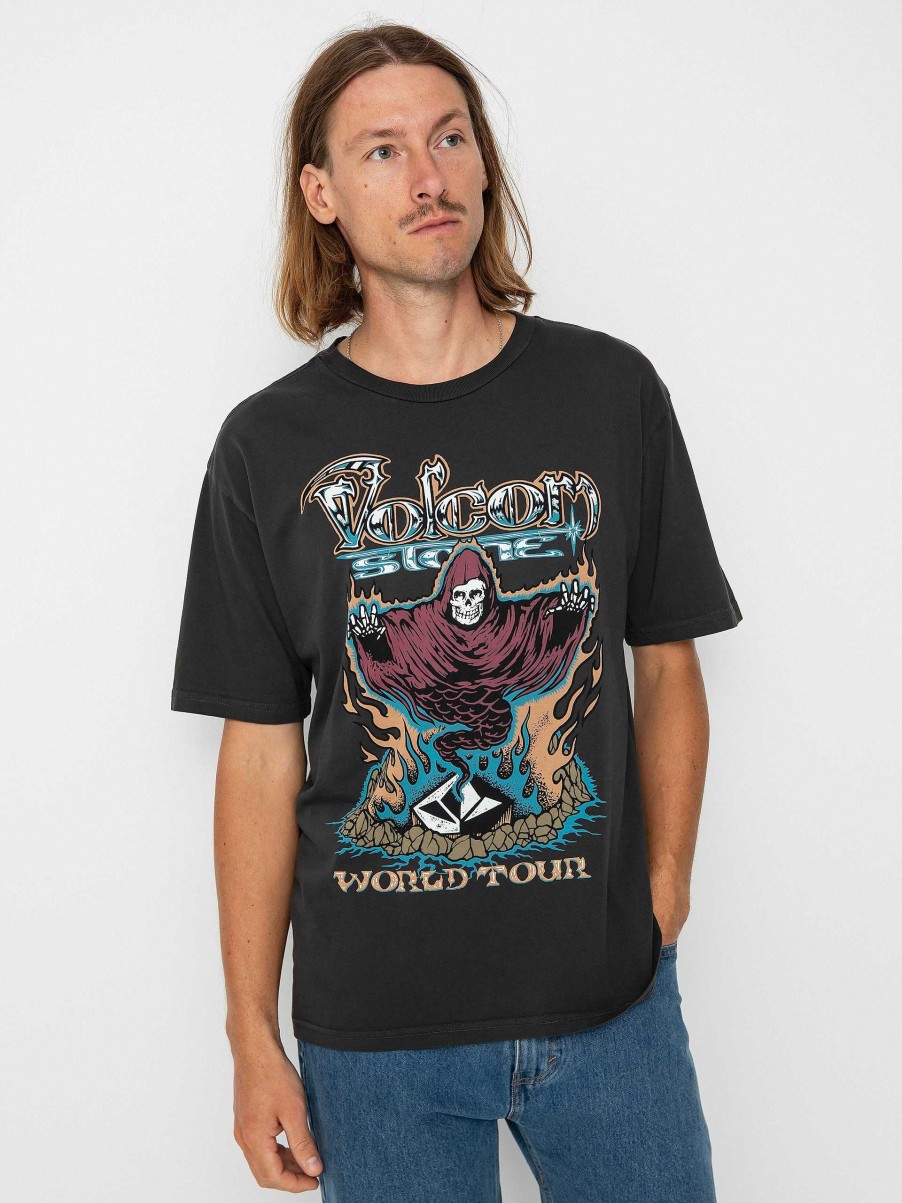 Clothing Volcom T-Shirts | Volcom Stone Ghost T-Shirt Black