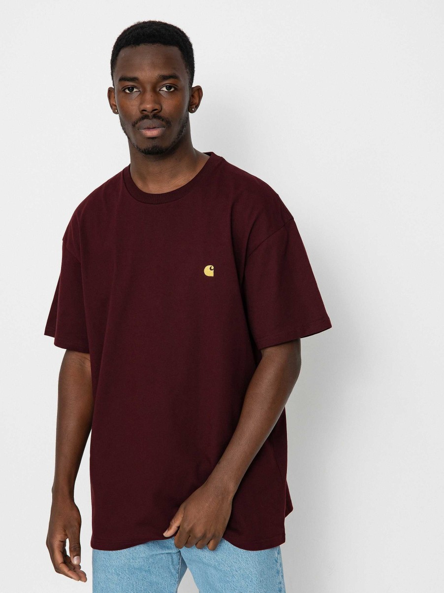 Clothing Carhartt WIP T-Shirts | Carhartt Wip Chase T-Shirt Brown