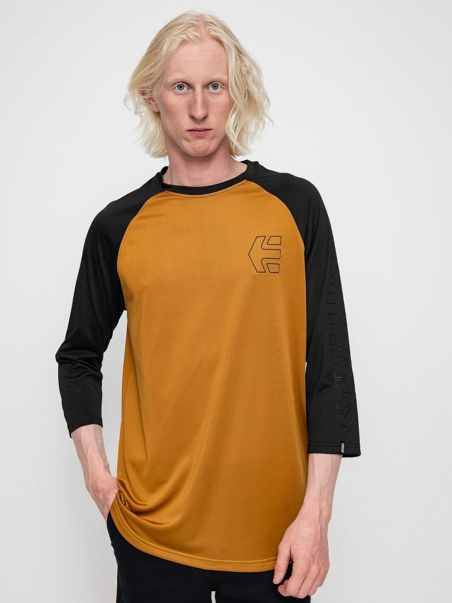 Clothing Etnies Longsleeves | Etnies San Juan Raglan Longsleeve Brown