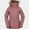 Clothing Volcom Snowboard Jackets | Womens Volcom Fawn Ins Snowboard Jacket Pink