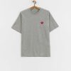 Clothing Carhartt WIP T-Shirts | Carhartt Wip Heart Patch T-Shirt Grey