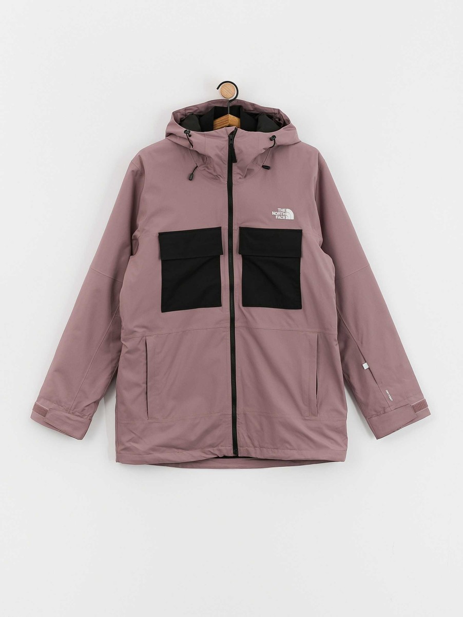 Clothing The North Face Snowboard Jackets | Mens The North Face Fourbarrel Triclimate Snowboard Jacket Violet