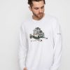 Clothing Columbia Longsleeves | Columbia Sun Trek Eu Graphic Longsleeve White