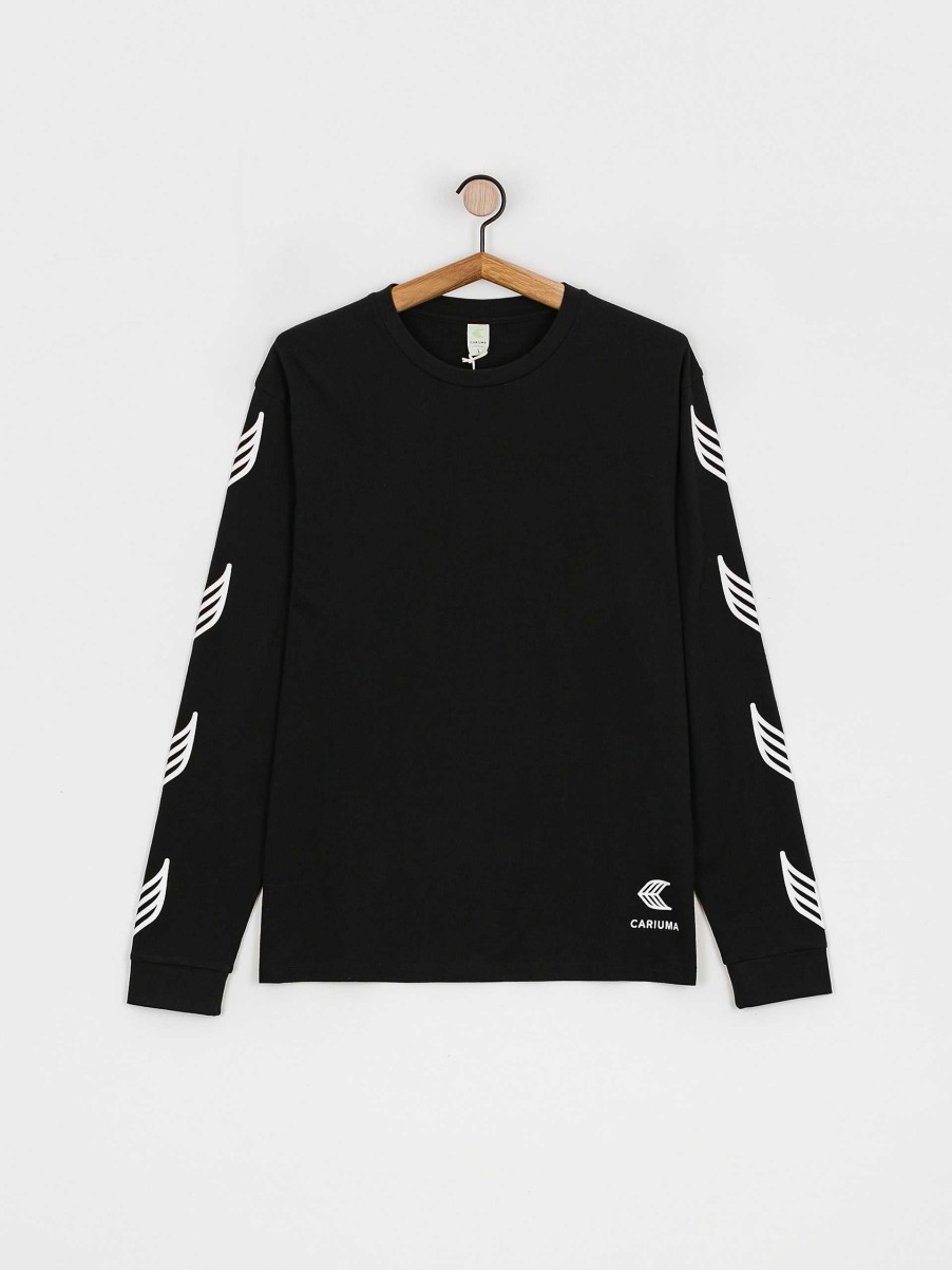 Clothing Cariuma Longsleeves | Cariuma Leaf Longsleeve Black