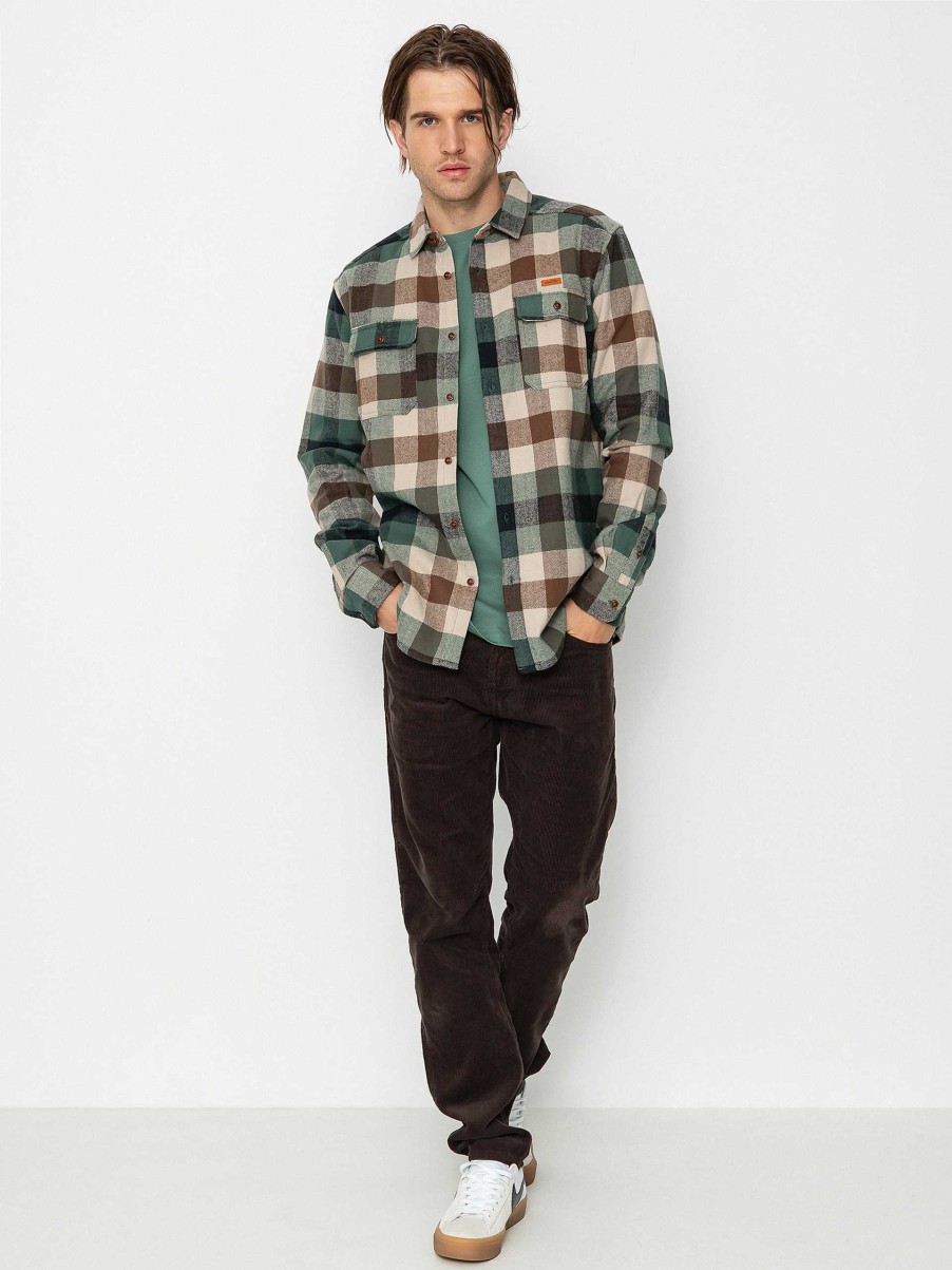 Clothing Iriedaily Shirts | Iriedaily Lumber Fella Shirt Green