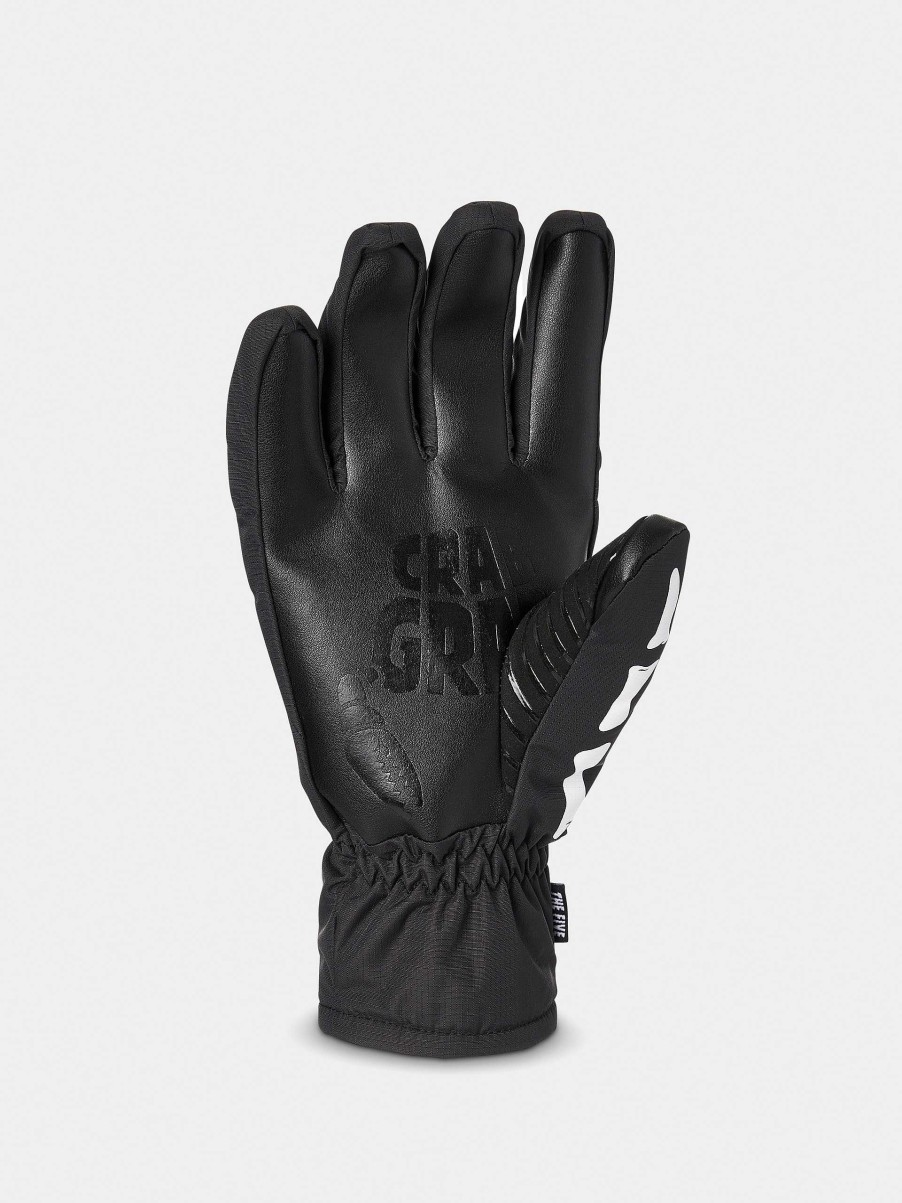 Clothing Crab Grab Snowboard Gloves | Crab Grab Five Glove Gloves Black