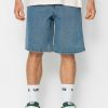 Clothing Vans Shorts | Vans Check 5 Baggy Denim Shorts Blue