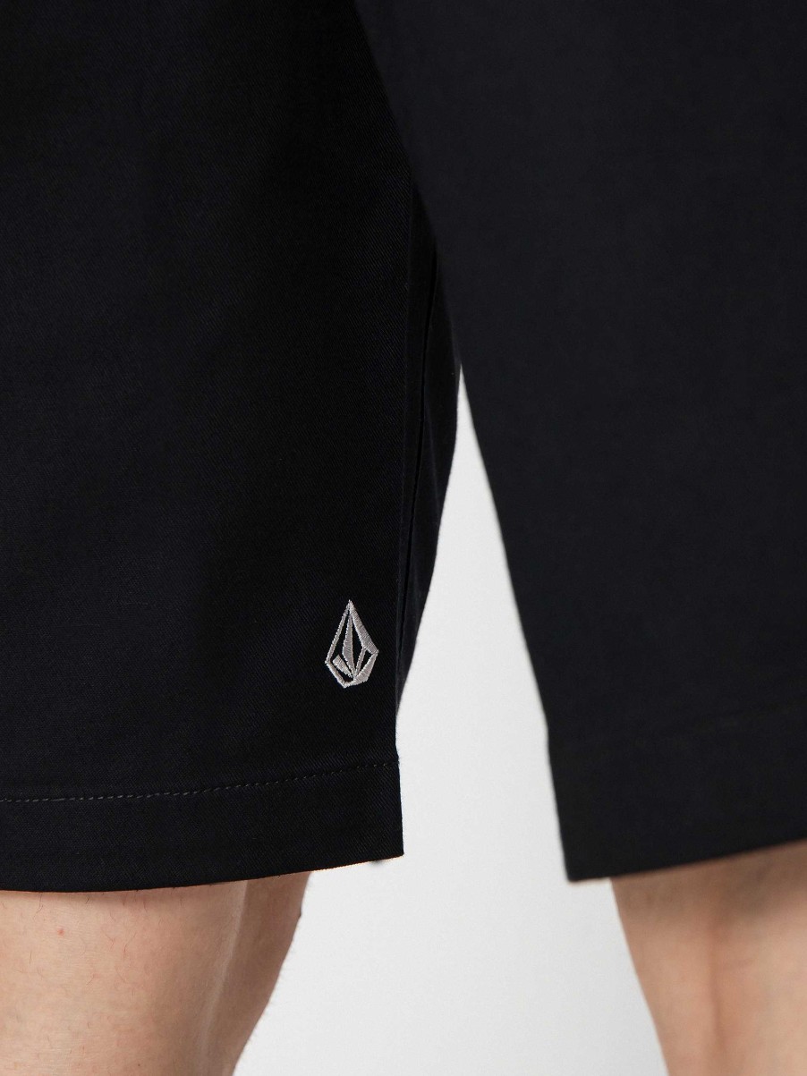 Clothing Volcom Shorts | Volcom Frckn Mdn Strch 21 Shorts Black