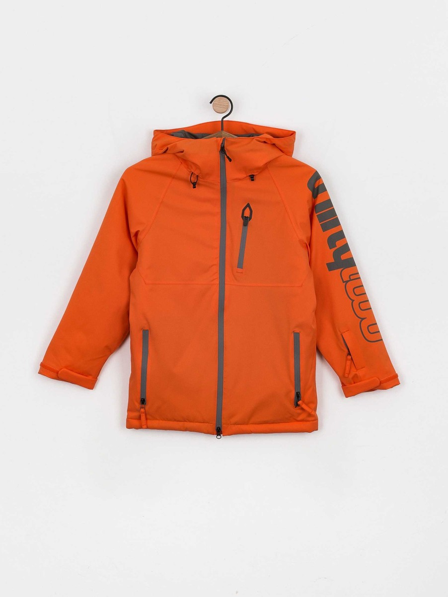 Clothing ThirtyTwo Snowboard Jackets | Thirtytwo Youth Grasser Insulated Jr Snowboard Jacket Orange