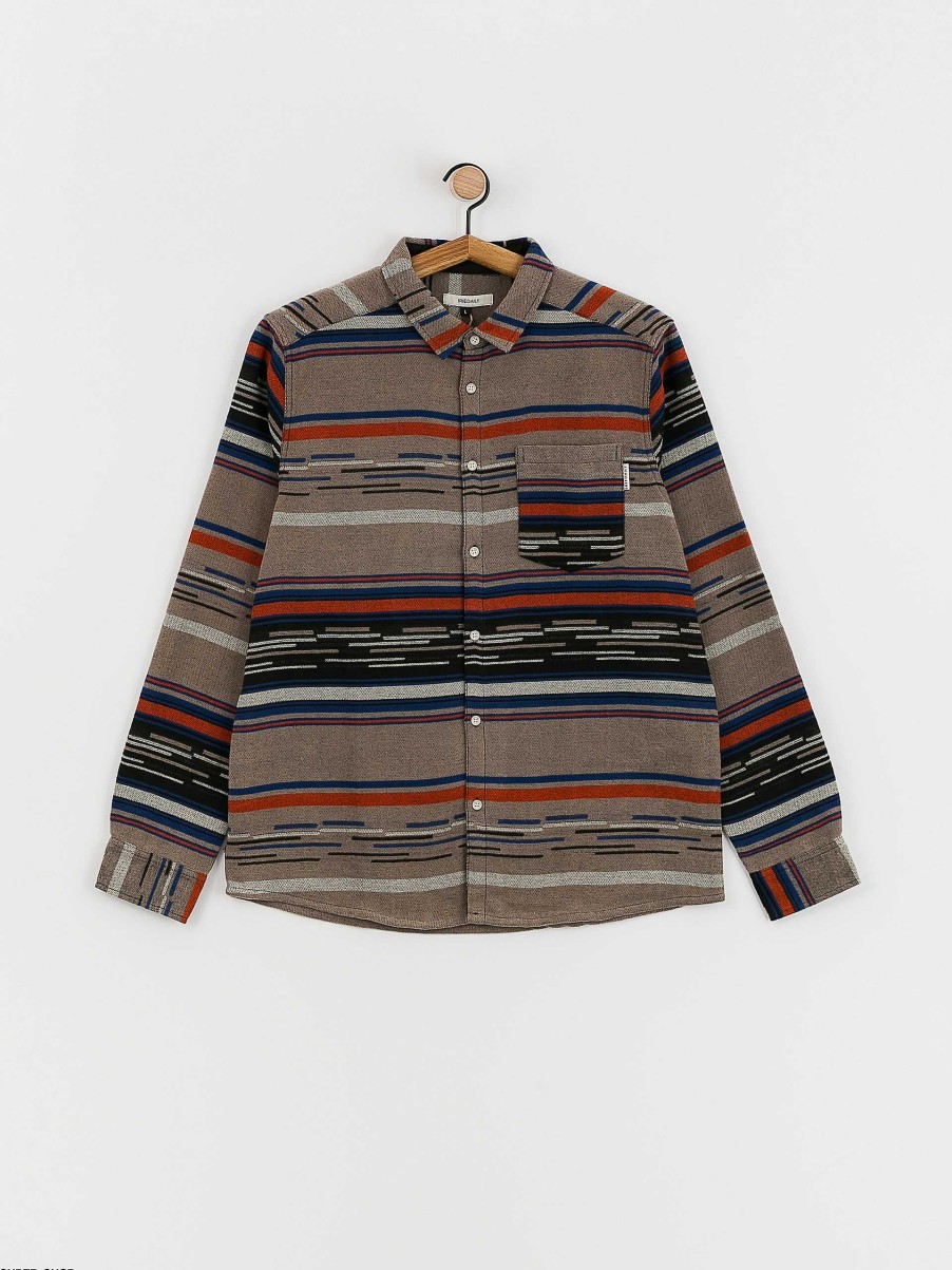 Clothing Iriedaily Shirts | Iriedaily Santania Shirt Brown