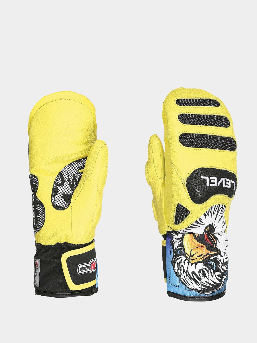 Clothing Level Snowboard Gloves | Level Sq Jr Cf Mitt Jr Gloves Yellow