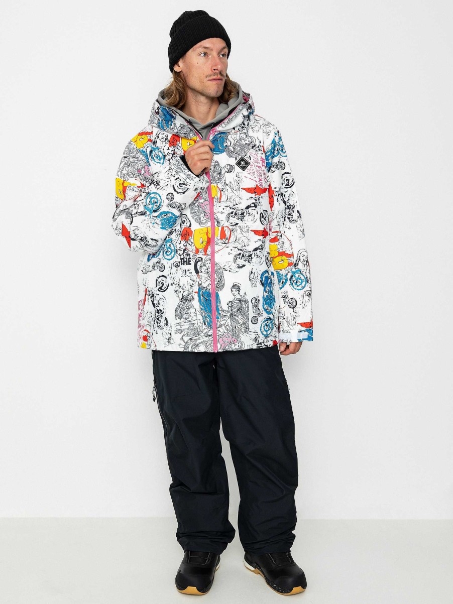 Clothing DC Snowboard Jackets | Mens Dc Aw Basis Snowboard Jacket Multicolor