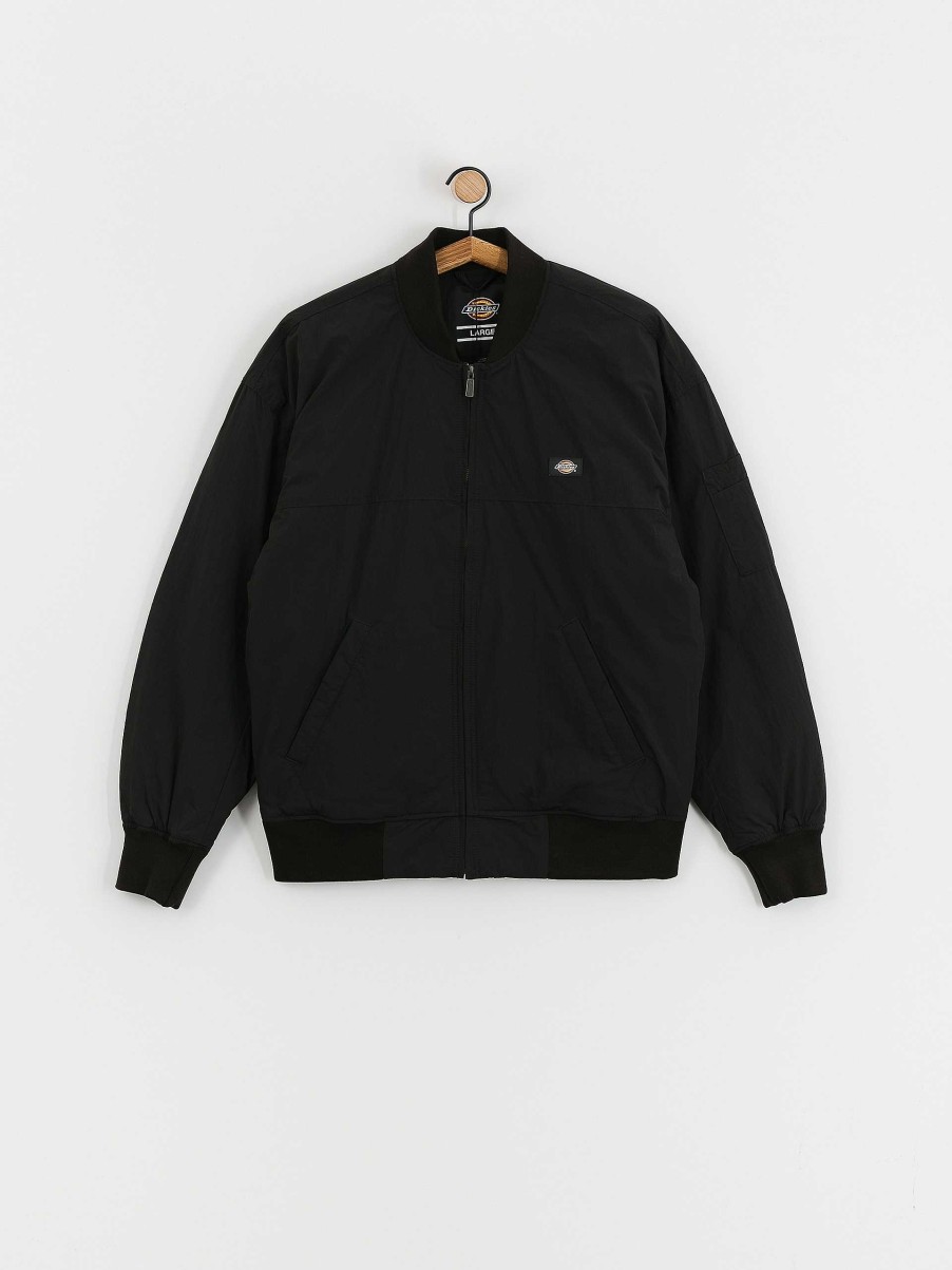 Clothing Dickies Jackets | Dickies Overbrook Bomber Jacket Black