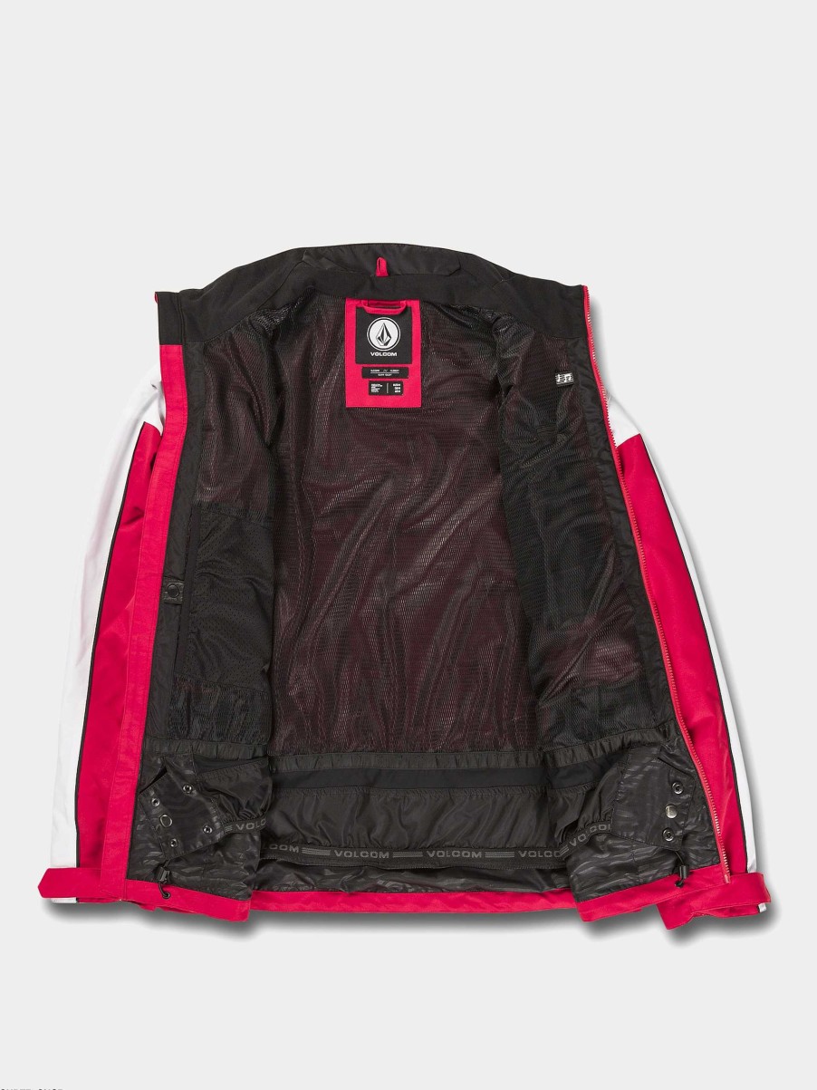 Clothing Volcom Snowboard Jackets | Mens Volcom Sethro Snowboard Jacket Red