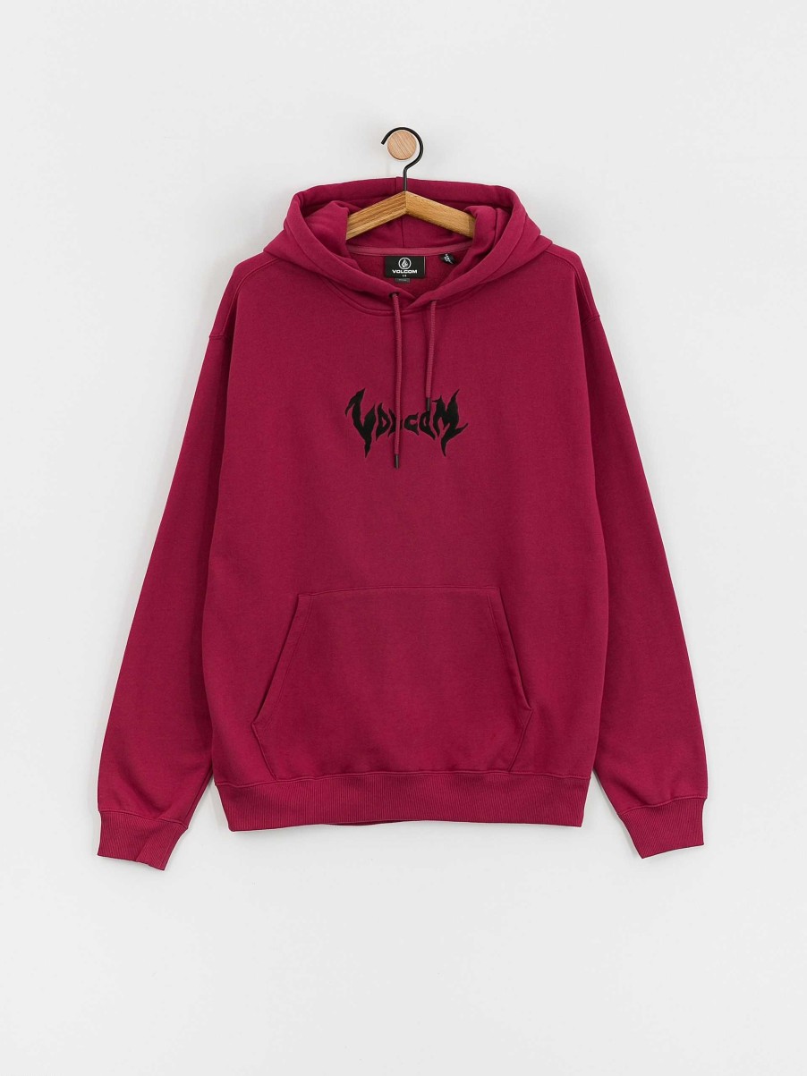 Clothing Volcom Sweatshirts/Hoodies | Volcom Gothstone Hd Hoodie Burgundy