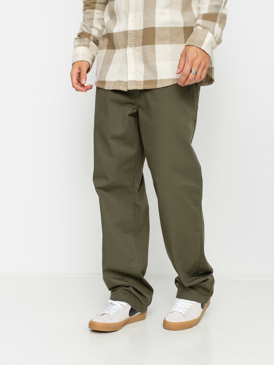 Clothing Vans Pants | Vans Authentic Chino Loose Pants Green