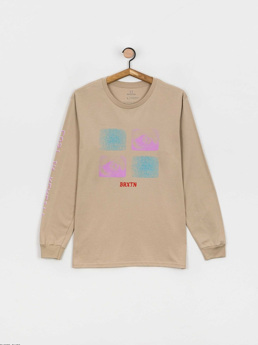 Clothing Brixton Longsleeves | Brixton All Eyes Longsleeve Beige