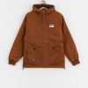 Clothing MassDnm Jackets | Massdnm Worker Long Jacket Brown