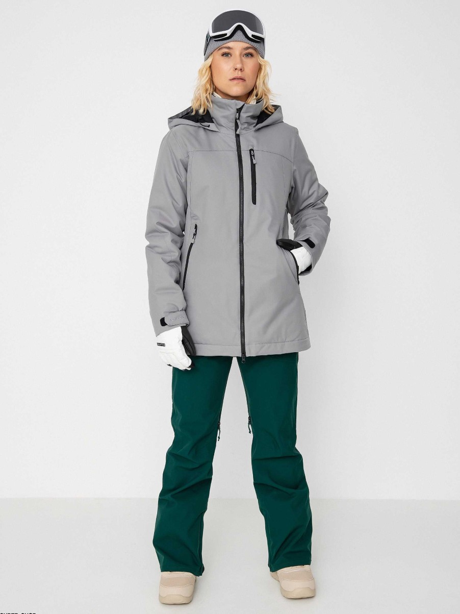 Clothing Burton Snowboard Jackets | Womens Burton Lelah Snowboard Jacket Grey