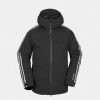 Clothing Volcom Snowboard Jackets | Mens Volcom Nightbreaker Snowboard Jacket Black