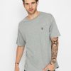 Clothing Volcom T-Shirts | Volcom Circle Blanks Hth T-Shirt Grey