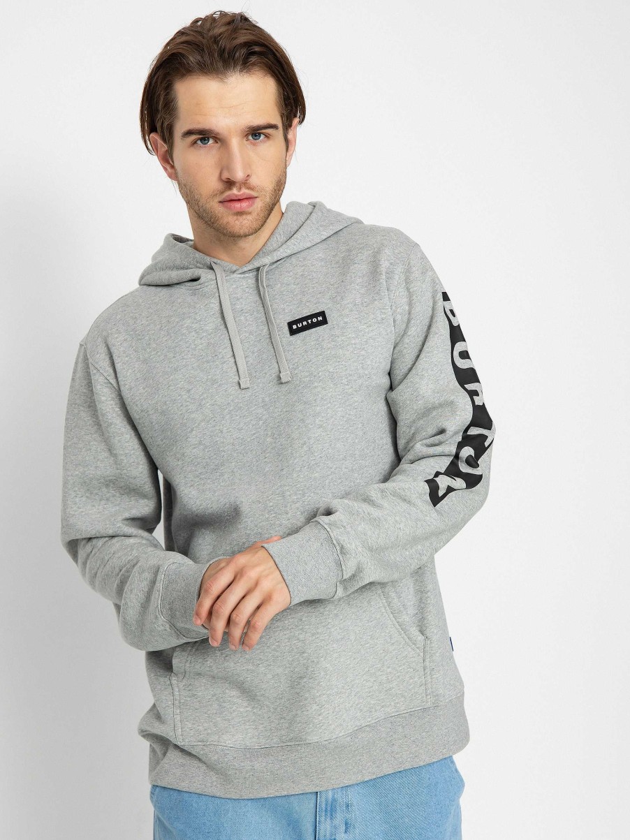 Clothing Burton Sweatshirts/Hoodies | Burton Vault Hd Hoodie Grey