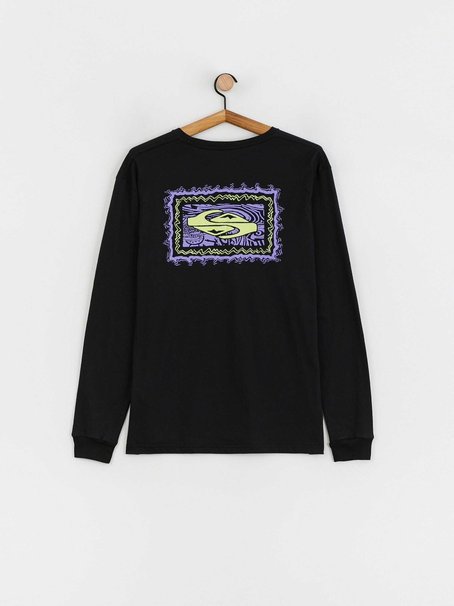 Clothing Quiksilver Longsleeves | Quiksilver Taking Roots Longsleeve Black