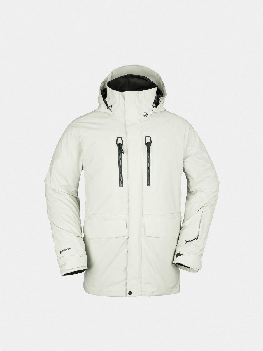 Clothing Volcom Snowboard Jackets | Mens Volcom Stone Stretch Gore Tex Snowboard Jacket Beige