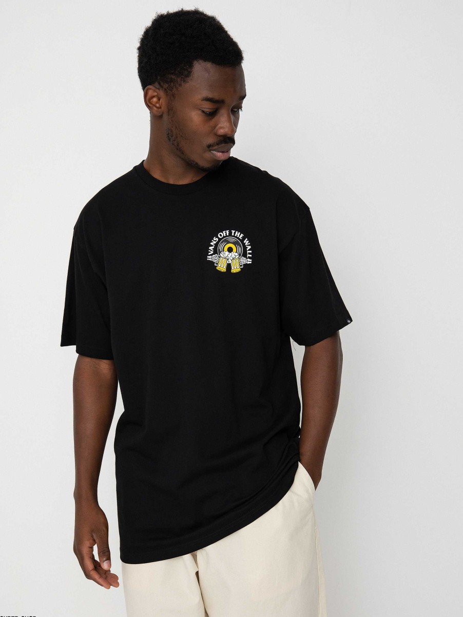 Clothing Vans T-Shirts | Vans Brew Bros Tunes T-Shirt Black