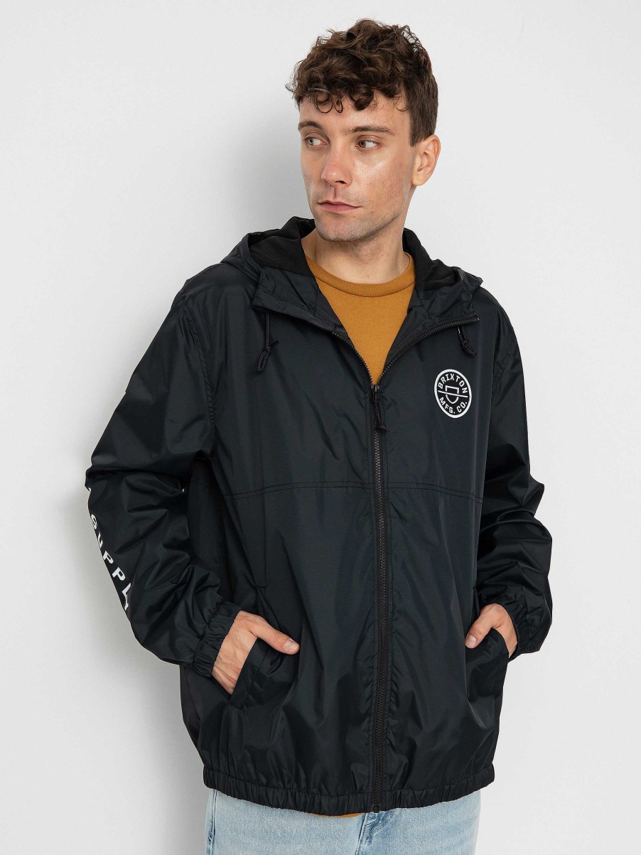 Clothing Brixton Jackets | Brixton Claxton Crest Lw Zhd Jacket Black