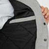 Clothing MassDnm Jackets | Massdnm Athletic Jacket Grey