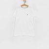 Clothing Volcom T-Shirts | Volcom Stone Blanks T-Shirt Wmn White