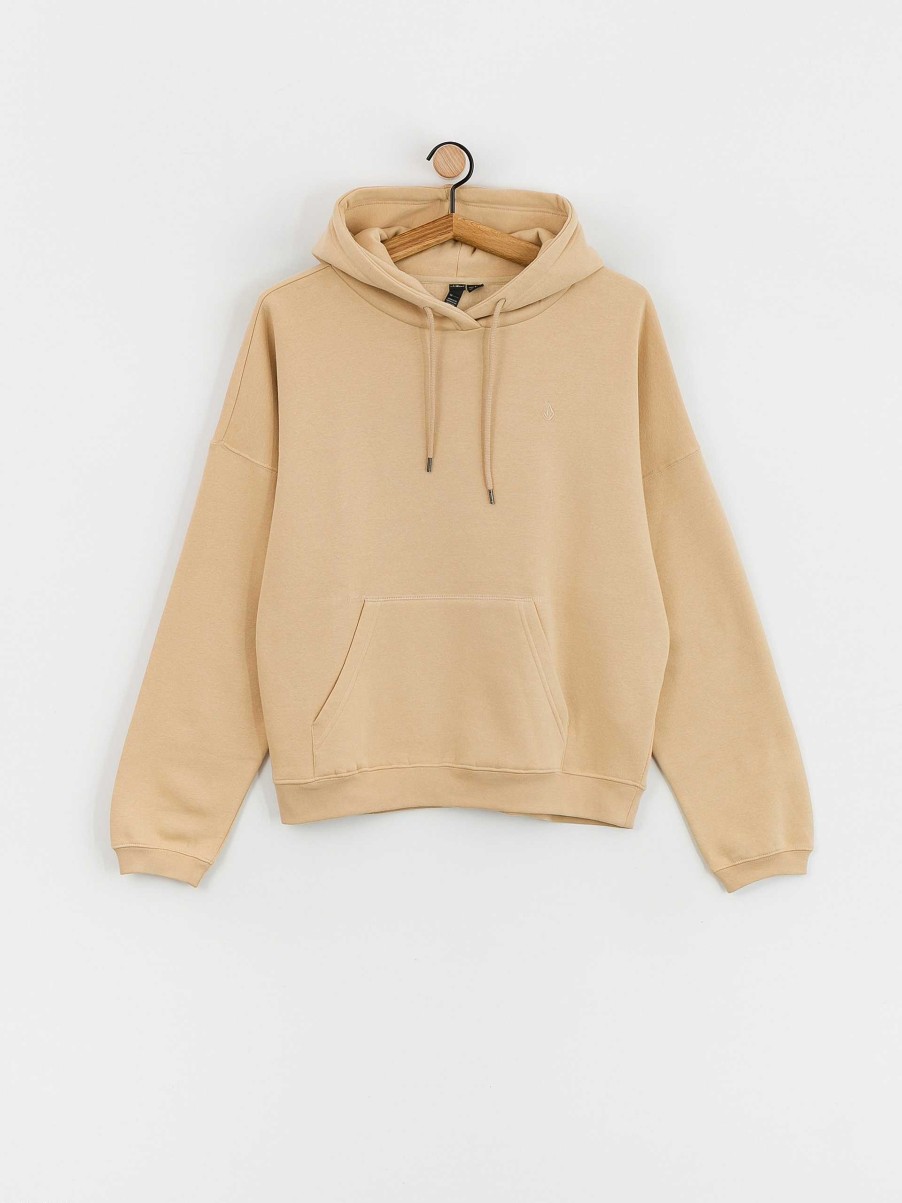 Clothing Volcom Sweatshirts/Hoodies | Volcom Stone Heart Ii Hd Hoodie Wmn Beige