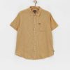 Clothing Brixton Shirts | Brixton Charter Stripe Shirt Brown