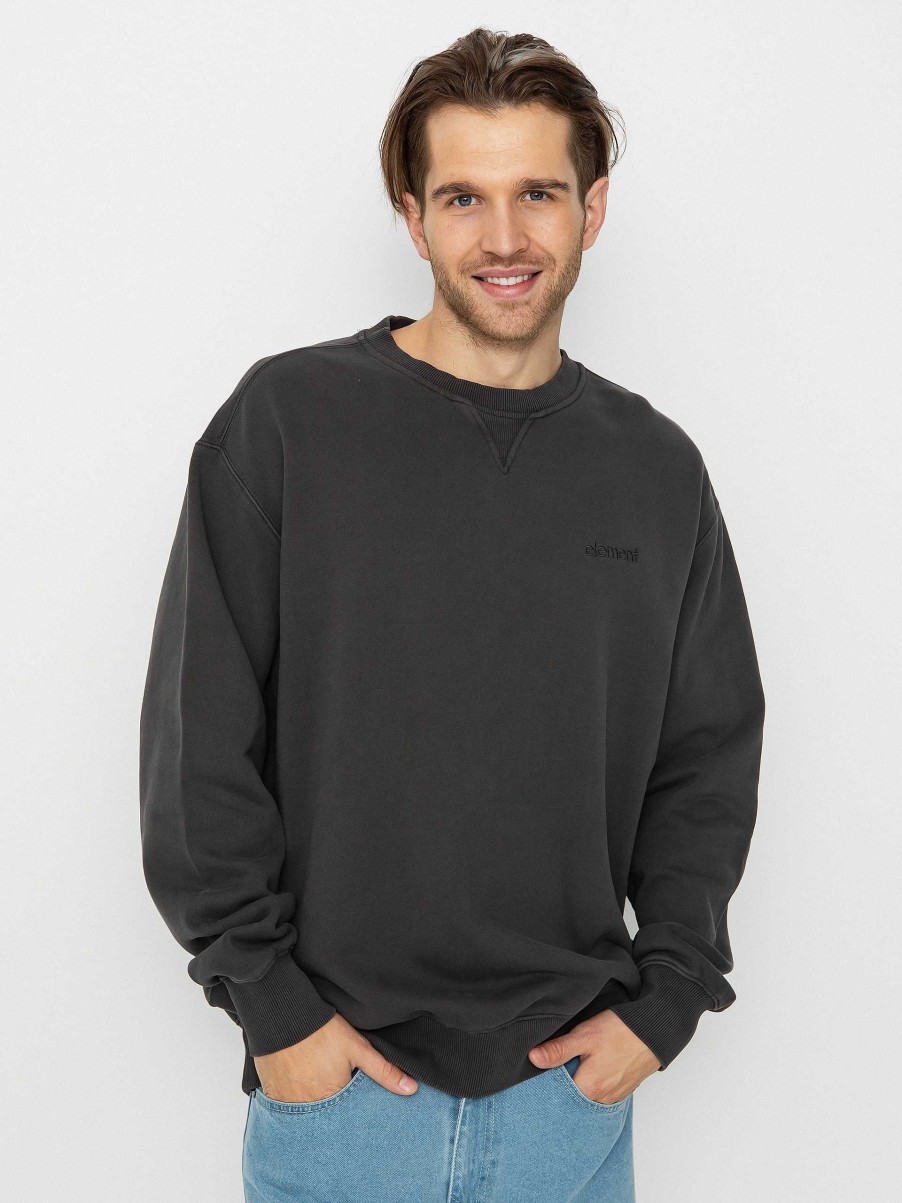 Clothing Element Sweatshirts/Hoodies | Element Cornell 3.0 Crew Sweatshirt Black