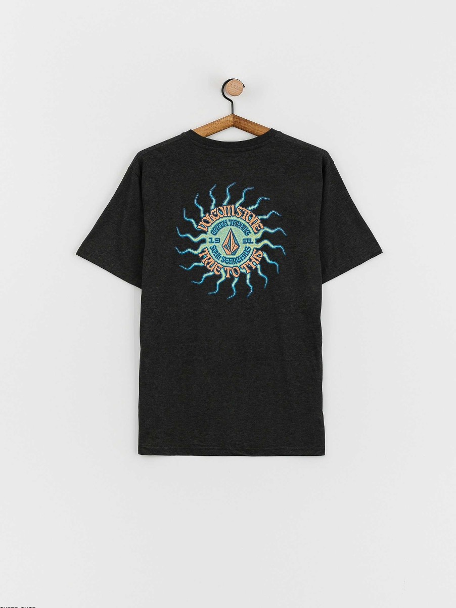 Clothing Volcom T-Shirts | Volcom Fried Hth T-Shirt Black