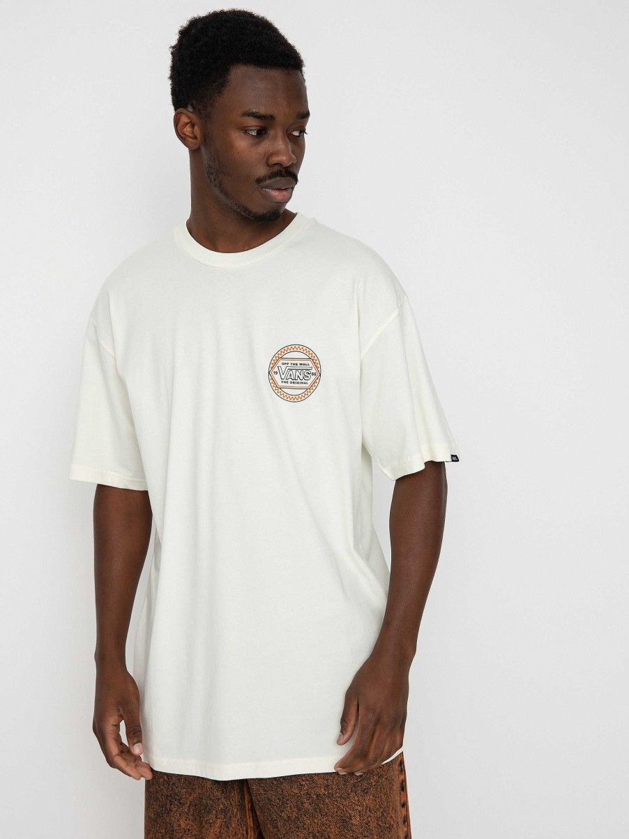 Clothing Vans T-Shirts | Vans Circle Checker Drop V T-Shirt Yellow