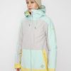 Clothing Roxy Snowboard Jackets | Womens Roxy Ravine Hoodie Snowboard Jacket Multicolor