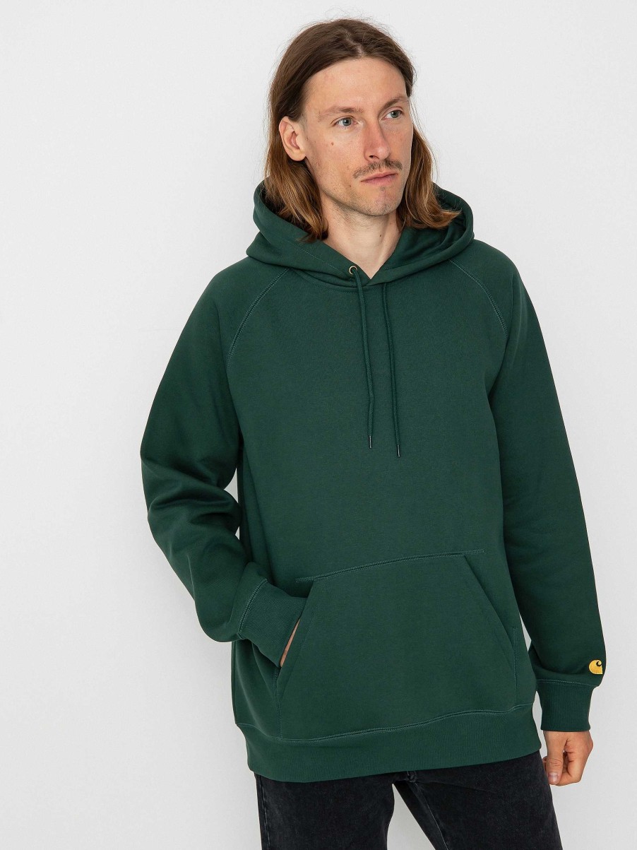 Clothing Carhartt WIP Sweatshirts/Hoodies | Carhartt Wip Chase Hd Hoodie Green