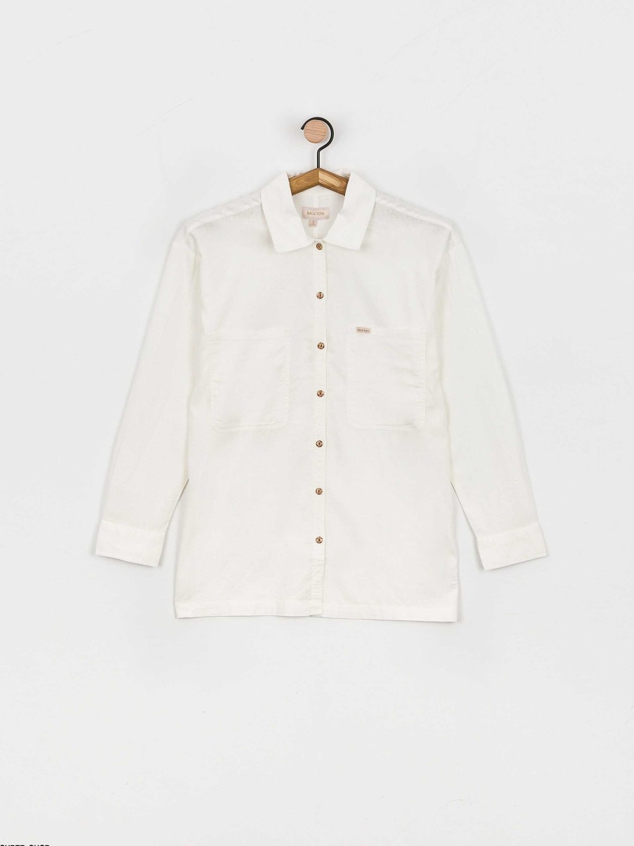 Clothing Brixton Shirts | Brixton Bowery Overshirt Shirt Wmn White