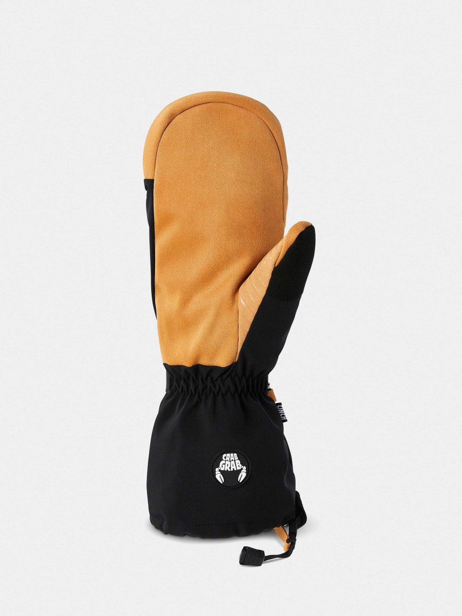 Clothing Crab Grab Snowboard Gloves | Crab Grab Cinch Mitt Gloves Black