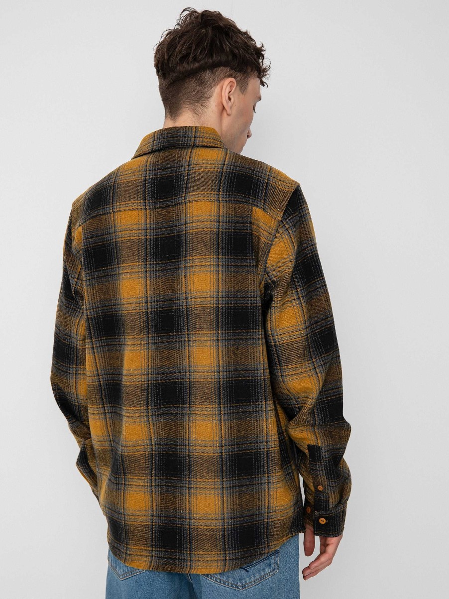 Clothing Etnies Shirts | Etnies Independent Flannel Shirt Brown