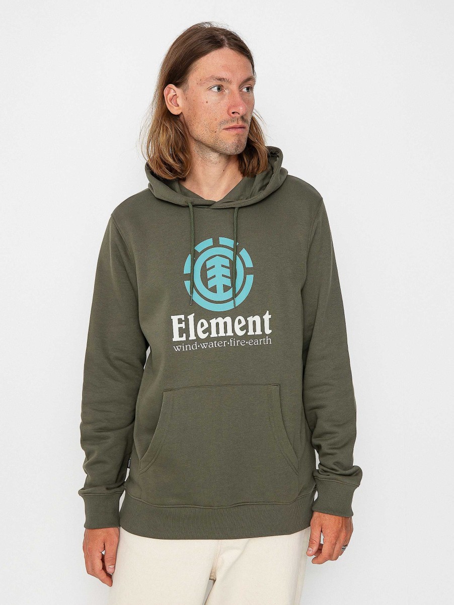 Clothing Element Sweatshirts/Hoodies | Element Vertical Sweatshirt Green