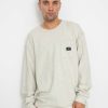 Clothing Vans Longsleeves | Vans Alder Ls Pocket Thermal Longsleeve Grey