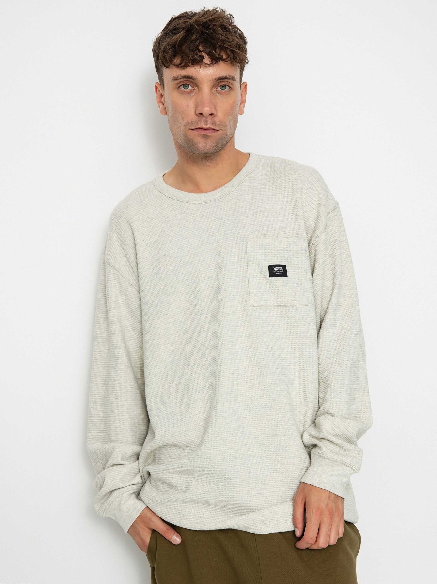 Clothing Vans Longsleeves | Vans Alder Ls Pocket Thermal Longsleeve Grey