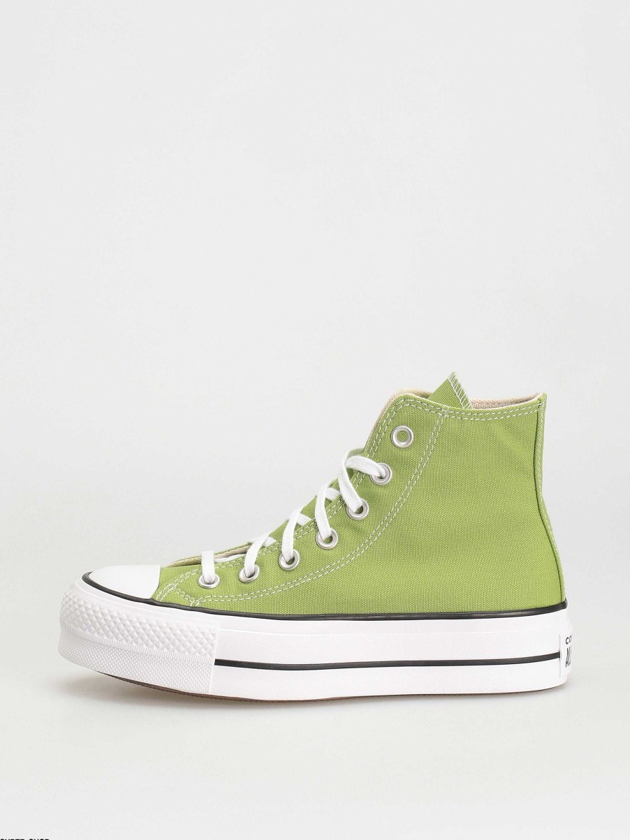 Shoe Converse High-Tops | Converse Chuck Taylor All Star Lift Hi Chucks Wmn Green