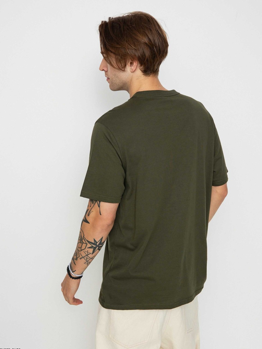 Clothing Element T-Shirts | Element Basic Pocket Label T-Shirt Green