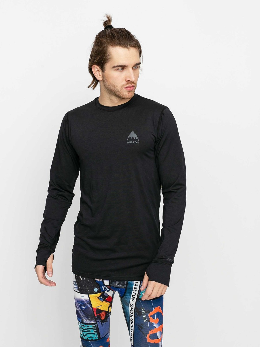 Clothing Burton Active Underwear | Mens Burton Lightweight X Base Layer Active Longsleeve Black